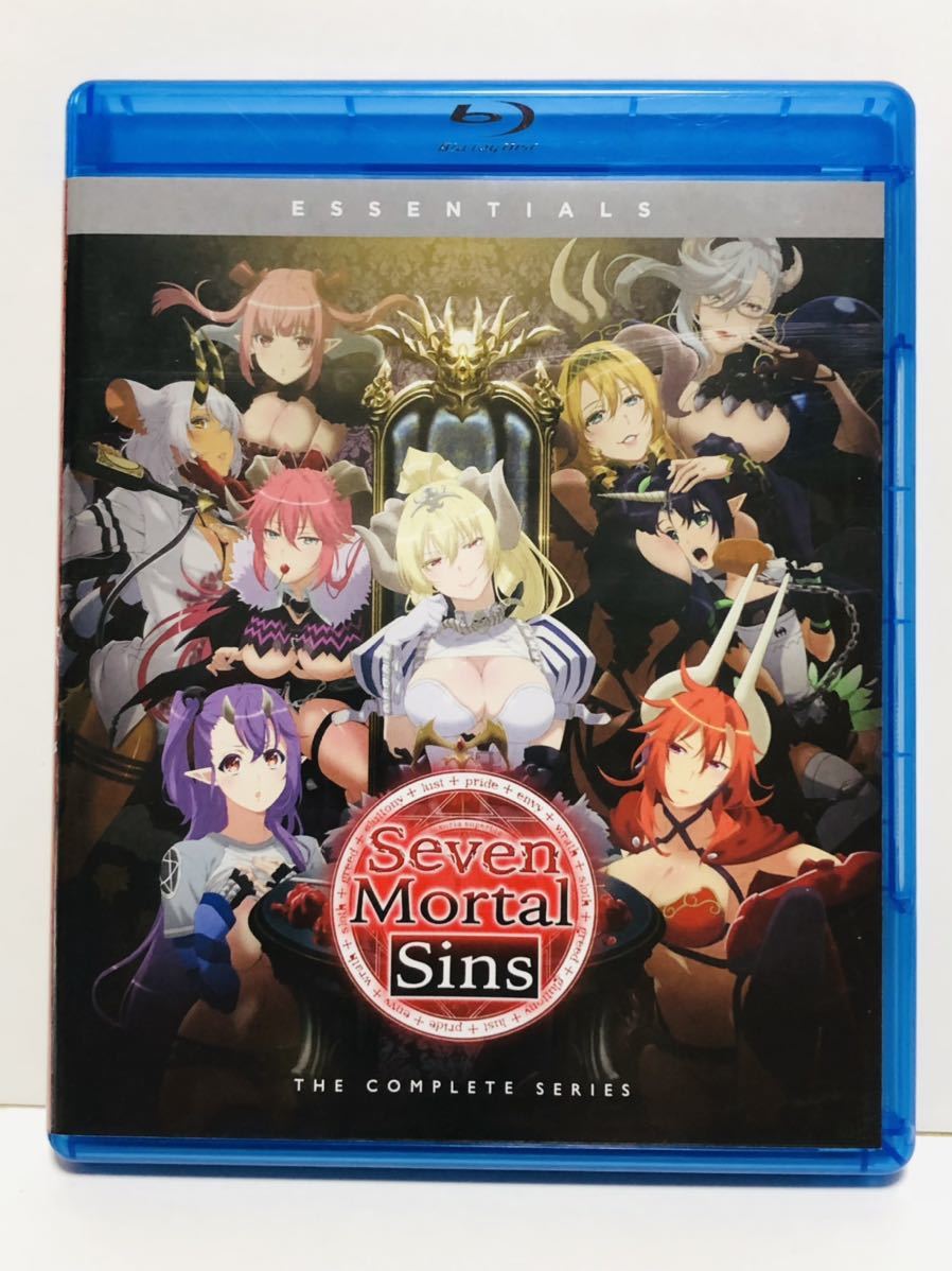 sin 七つの大罪　全12話収録 ２枚組　ブルーレイ　Blu-ray　北米版　PS4　再生可　送料無料！　
