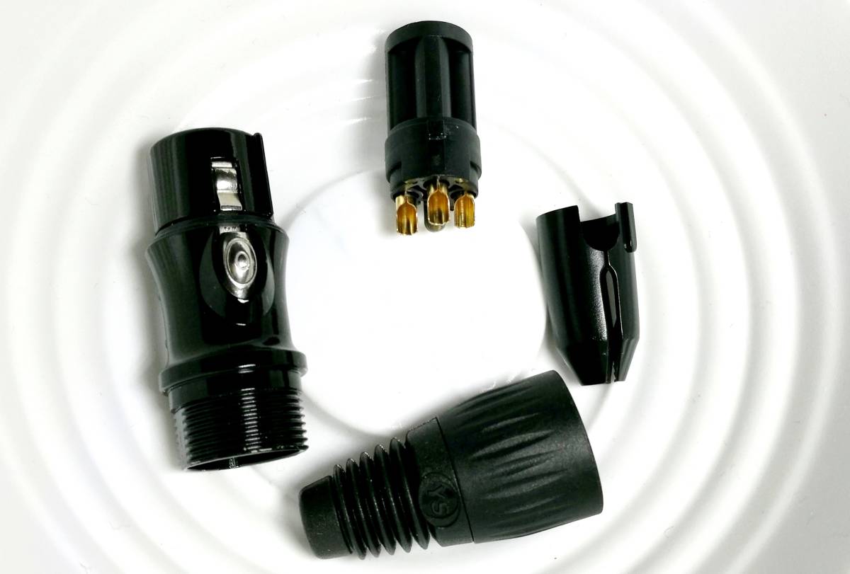 !!NEUTRIK( Neutrik ) factory made XLR connector * pair ( gilding terminal )⑧!!