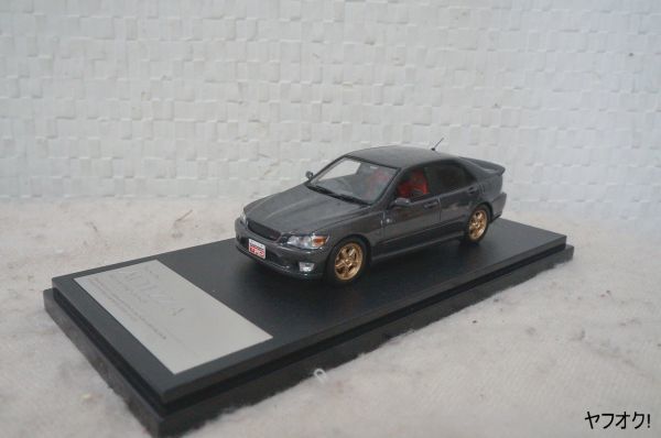 ハイストーリー トヨタ アルテッツァ RS 200 TRD (1998) 1/43 ミニカー グレイ