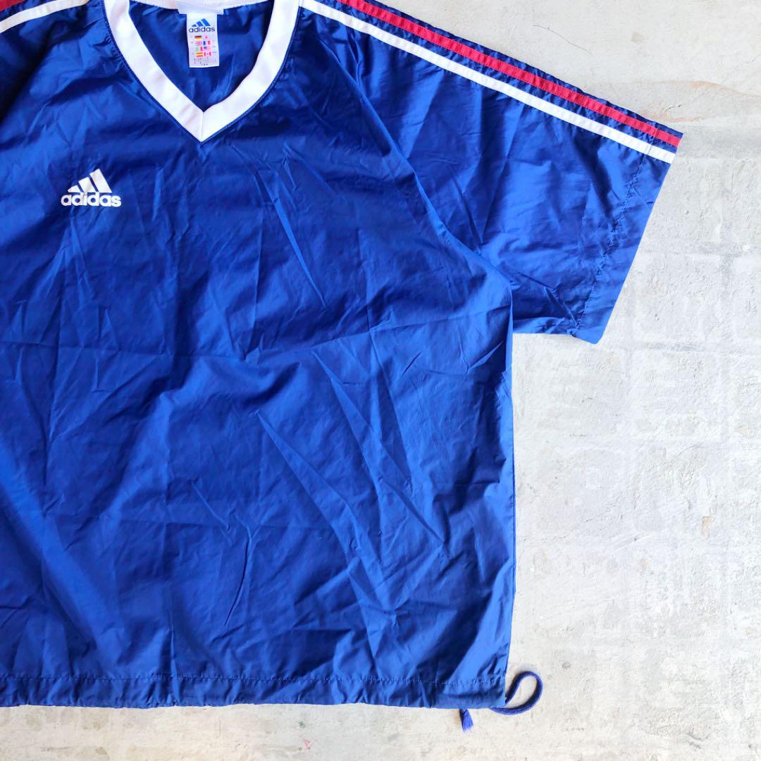 adidas アディダス プルオーバー ウィンド ジャケット ネイビー - 通販