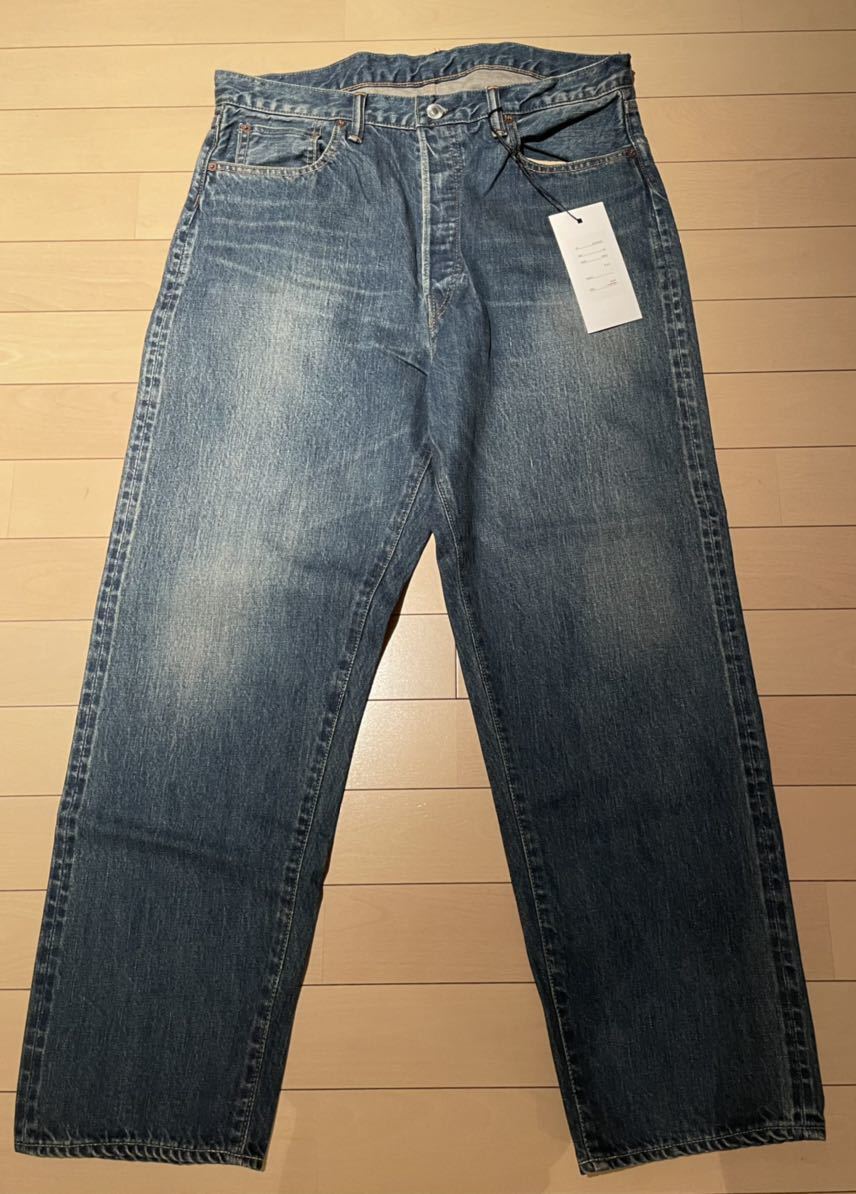 新品未使用・W32】A.PRESSE アプレッセ Washed Denim Wide Pants