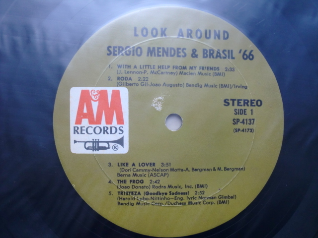 ＊【LP】セルジオ・メンデンス＆ブラジル ’66／LOOK AROUND（SP4137）（輸入盤）_画像4