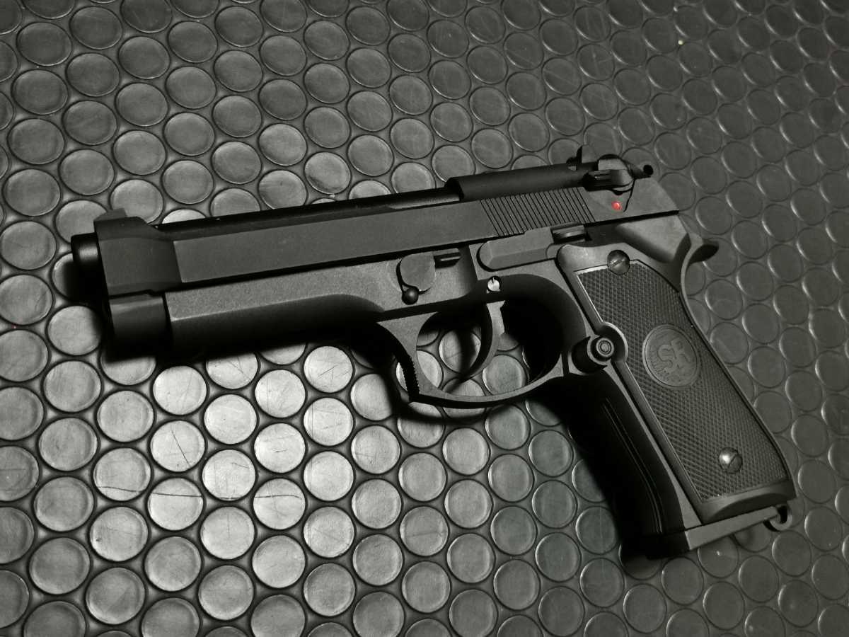 SRC M92F GBB ベレッタ ガンケース スペアマガジン リベリオン M9２R 希少パーツ付属 検索 マルイ WA ガン＝カタ_画像6