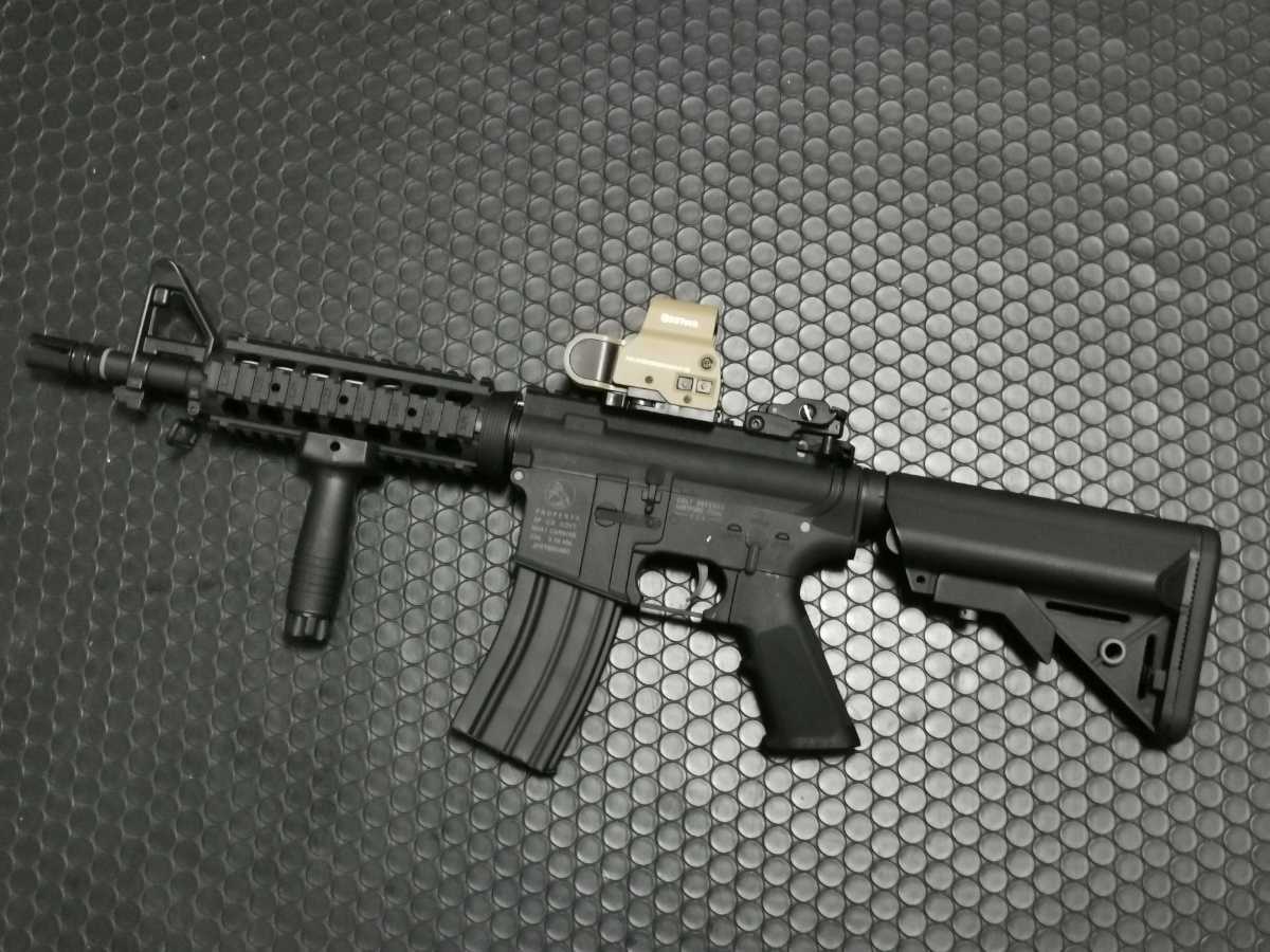 S＆T M4 CQB-R G3 電子トリガー ハイパワーカスタム 新品ベース MK18MOD0仕様 リポバッテリー　ドットサイト付属 検索　M4 マルイ G＆G _画像6