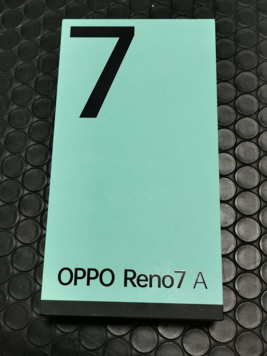 OPPO Reno7A SIMフリー スターリーブラック 新品 ワイヤレスイヤフォン付属 1円売切り Xaomi Reno5A ５G iPhone_画像2