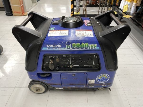 愛知 東海店】CC807【1000スタート】YANMAR インバータ発電機 G2800iSE