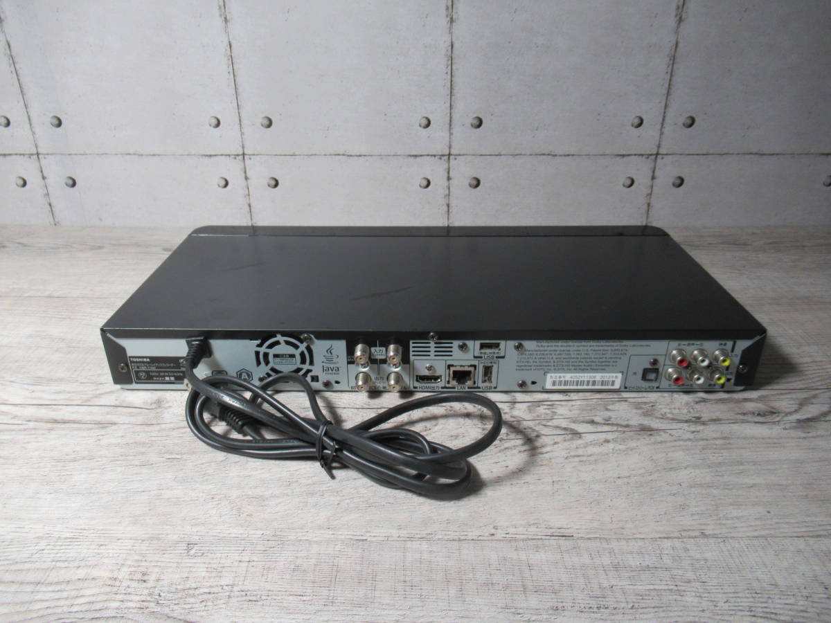 ♪♪動作確認済 1TB 3番組同時録画 ブルーレイレコーダー TOSHIBA