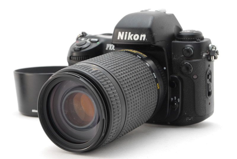 【動作未確認】ニコン Nikon F100 フィルム一眼レフカメラ ボディ + AF Nikkor 70-300mm F4-5.6D レンズ (oku1203)