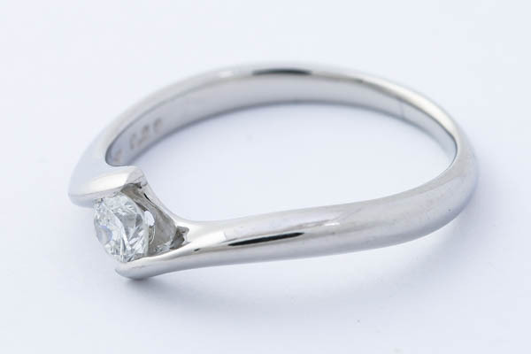 ELLE エル プラチナ Pt950 ダイヤモンド 0.2ct リング 指輪 11号 3.5g #30732YR_画像3