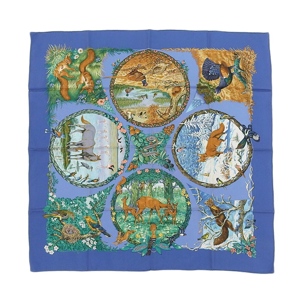 超美品 エルメス HERMES 90年代ヴィンテージ LES QUATRE SAISONS 四季