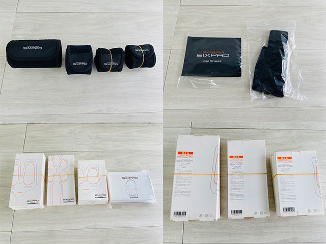 シックスパッドセット 美品 動作保証 MTG SIX PAD ボディベルト レッグ