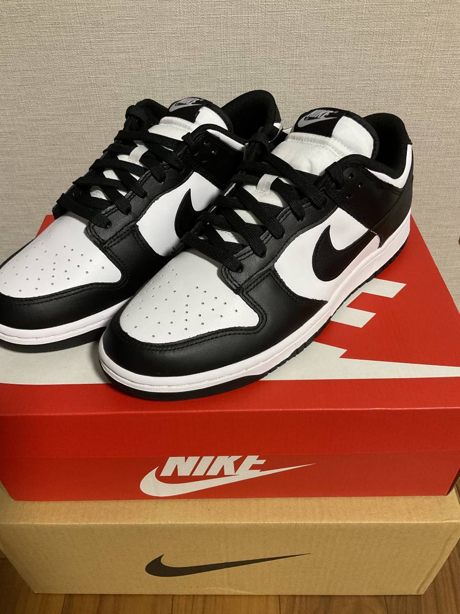 新品送料無料 27.5cm NIKE DUNK LOW RETRO WHITE/BLACK ナイキ ダンク
