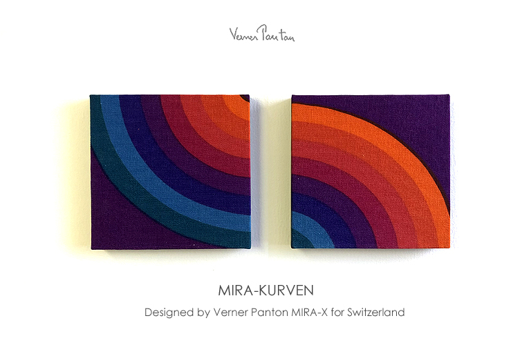 送料無料!在庫限り!超レア!Verner PantonパントンMIRA-KURVEN貴重な