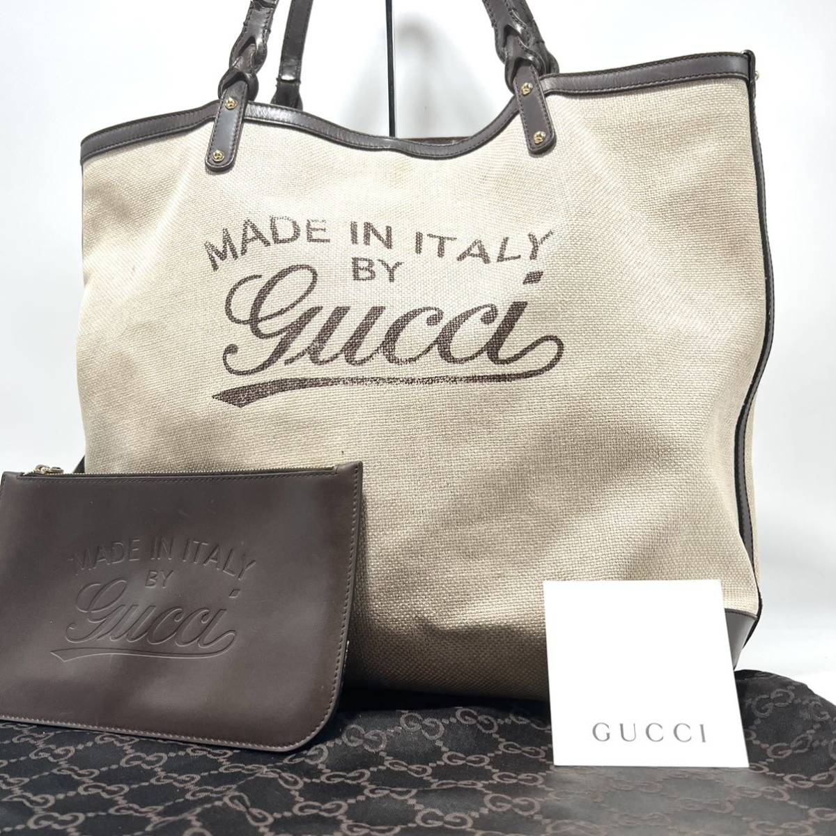 รายละเอียดสินค้าของ1円 希少 GUCCI グッチ トートバッグ ハンドバッグ