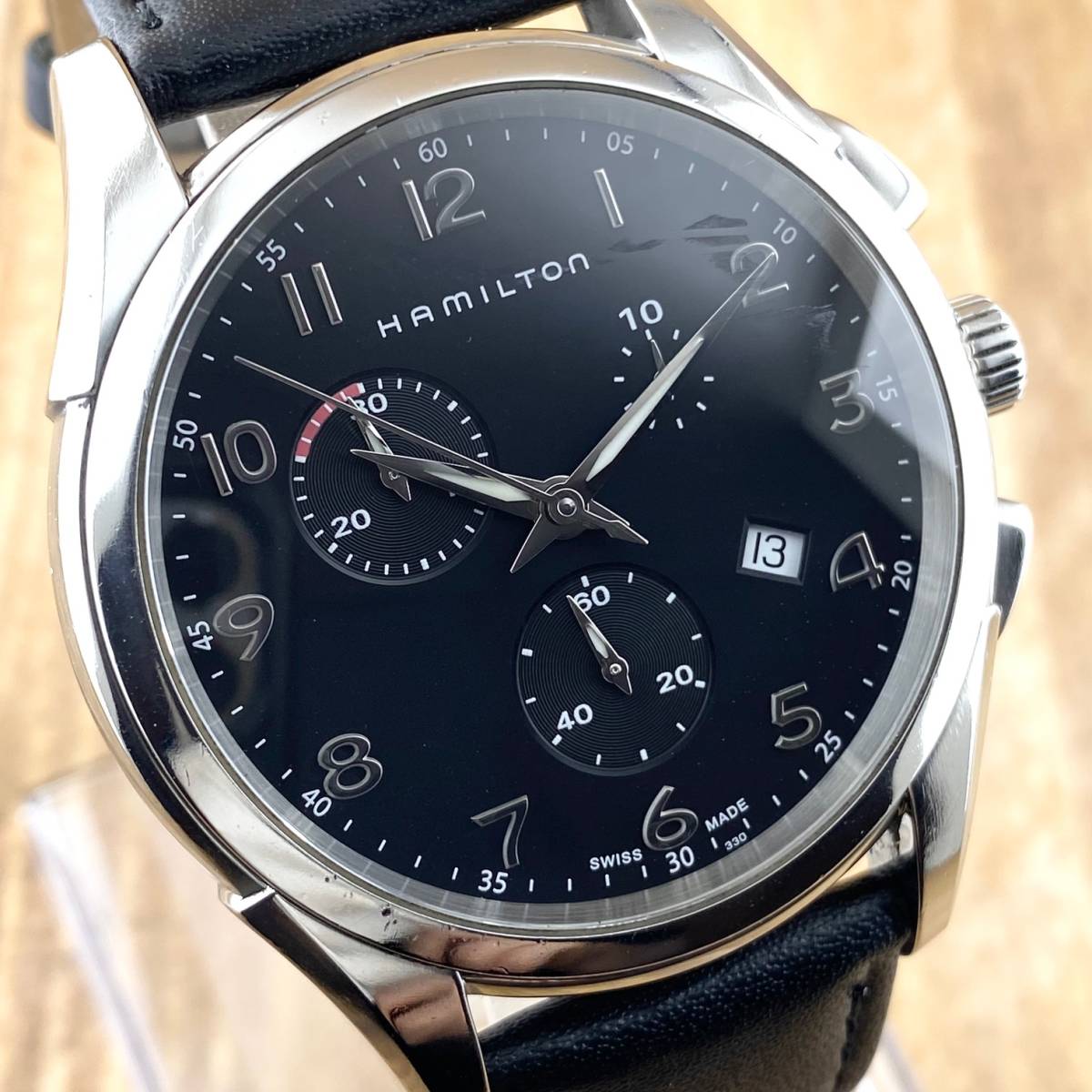 1円〜】HAMILTON ハミルトン 腕時計 メンズ クロノグラフ H386120