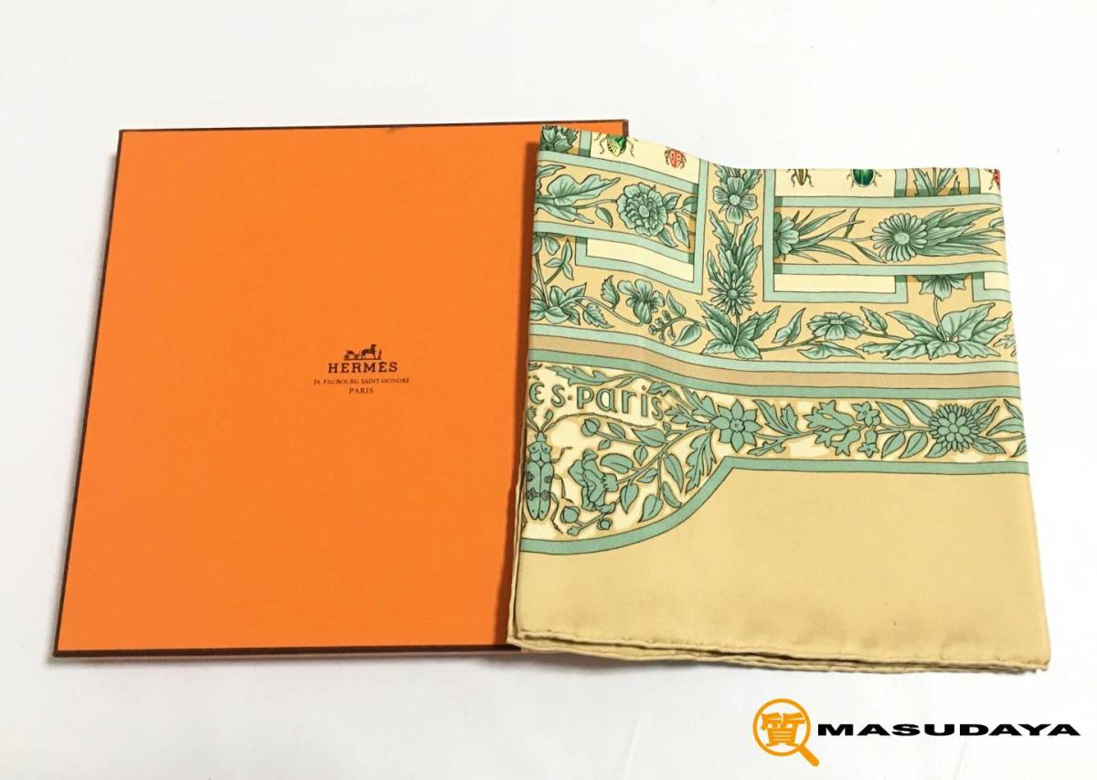 ◇◇【超美品】HERMES エルメス スカーフ カレ90cm Joyaux de l`ete 夏