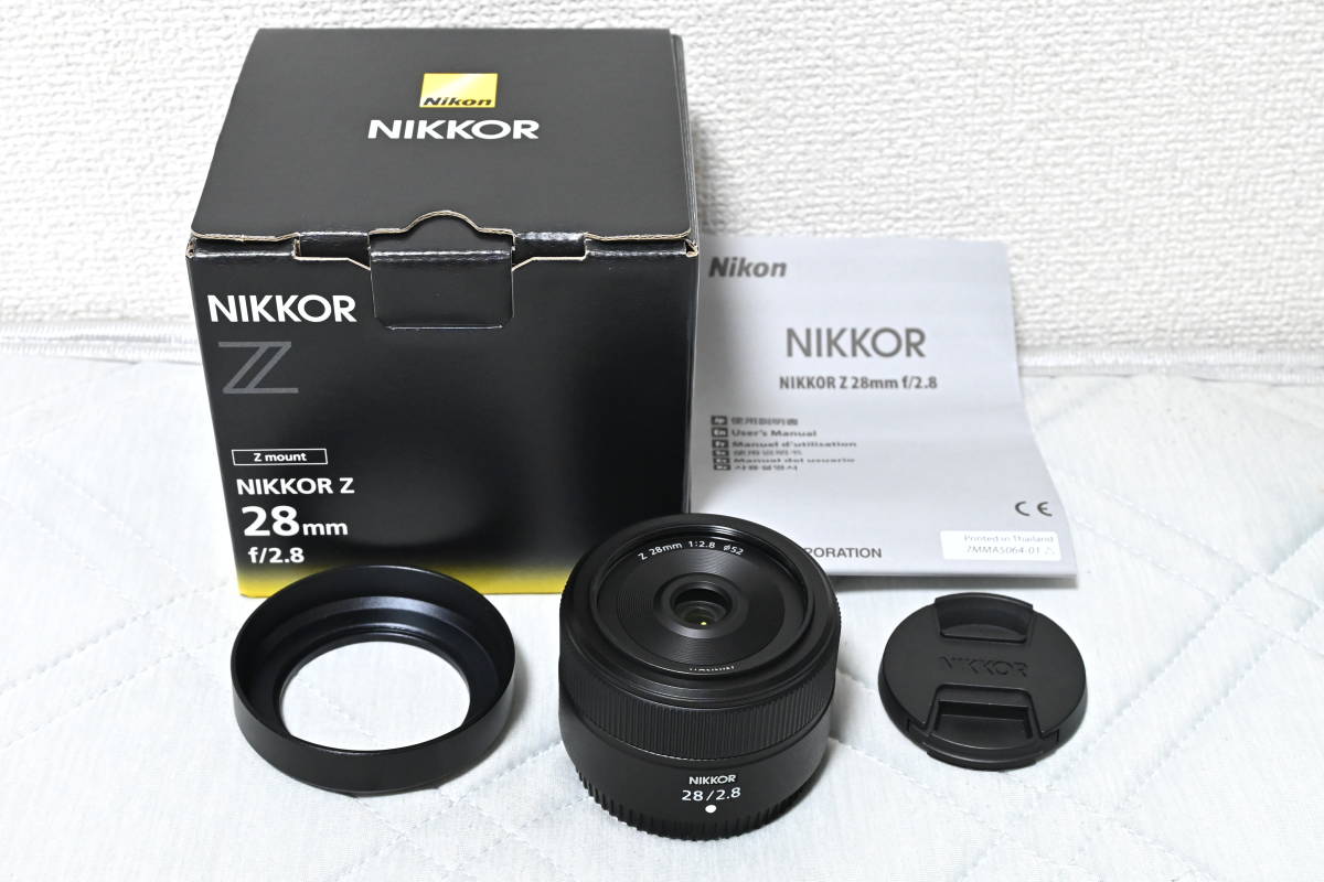 ニコン NIKKOR Z 28mm f/2.8（元箱・社外品フード付