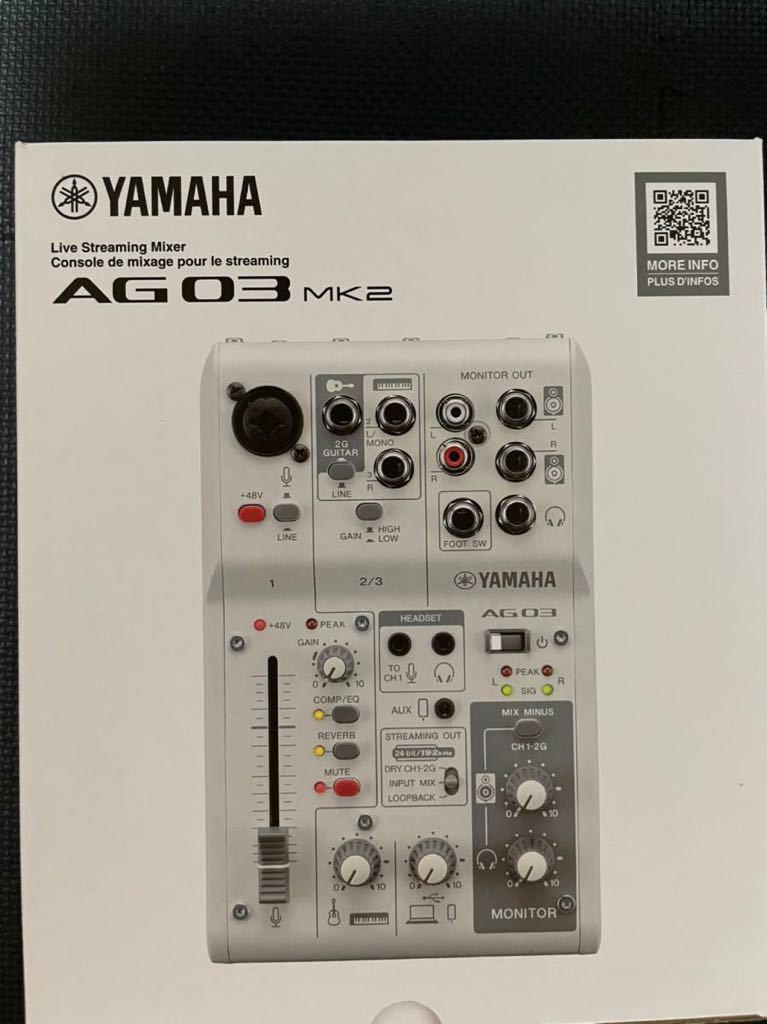 2021年新作入荷 YAMAHA AG03MK2 ブラック asakusa.sub.jp