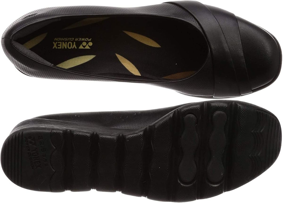 LC106 ブラック 24.0cm ヨネックス ウォーキングシューズ レディース 靴 3.5E パンプス YONEXパワークッション _画像3
