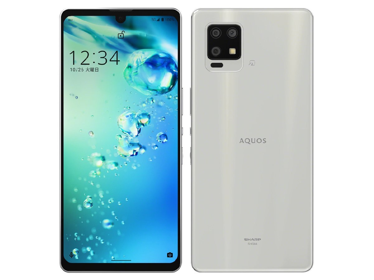 未使用品☆ SIMフリー シャープ AQUOS zero6 SHG04 ホワイト 8GB 128GB
