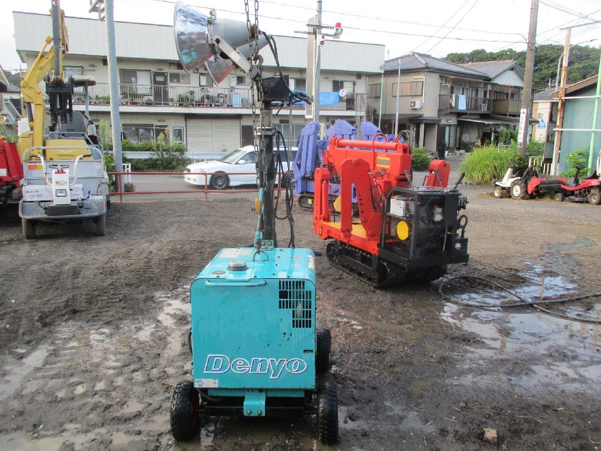 整備済み』発電機(軽油)デンヨーDA-2400SSⅢ.2灯.投光器.投光機 整備済み』発電機(軽油)デンヨーDA-2400SSⅢ.2灯.投光器.投光機