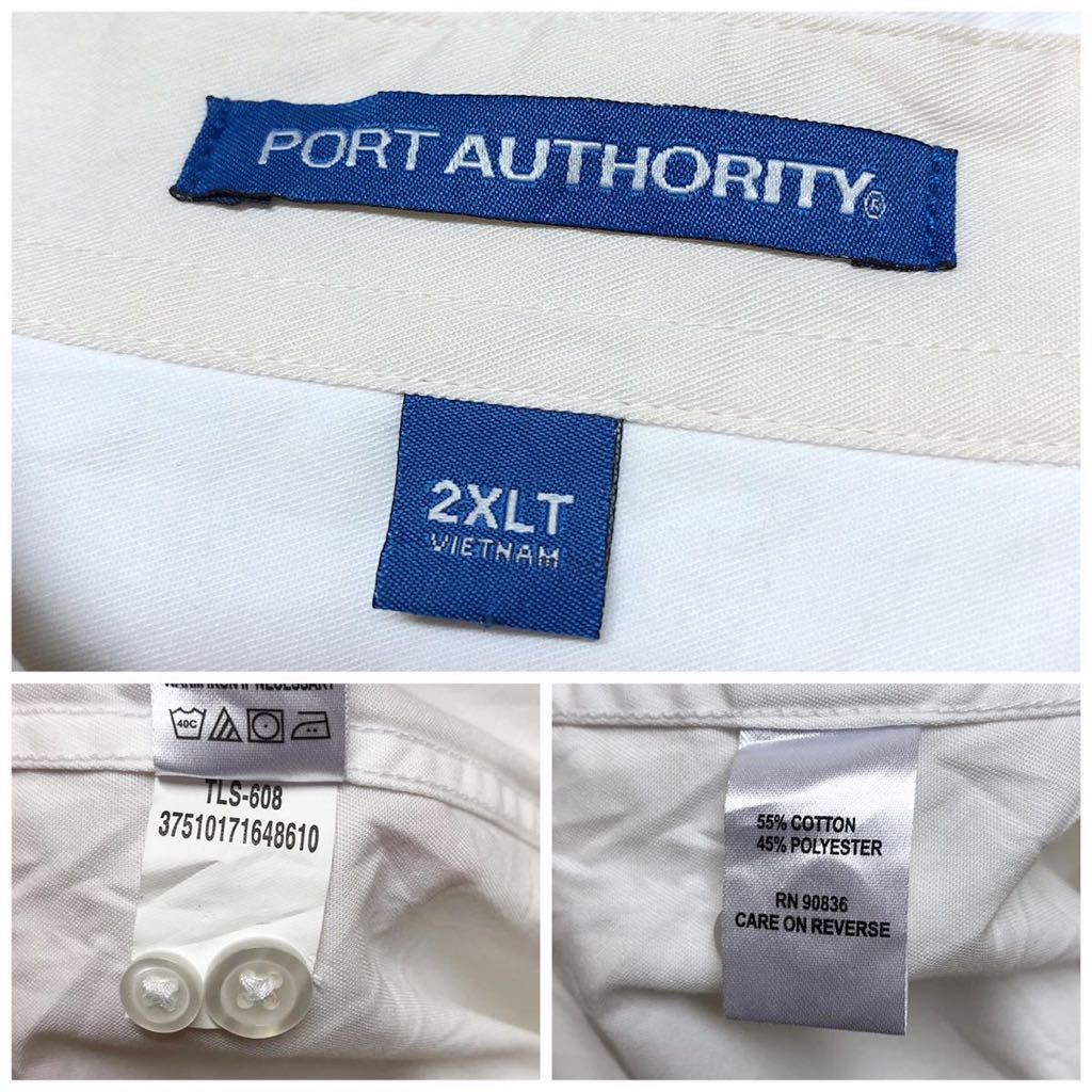 PORT AUTHORITY◇メンズ2XLT 長袖シャツ ボタンダウンシャツ トップス ロゴ刺繍 Graphic Packaging 企業 ワークシャツ アメカジ USA古着_画像9