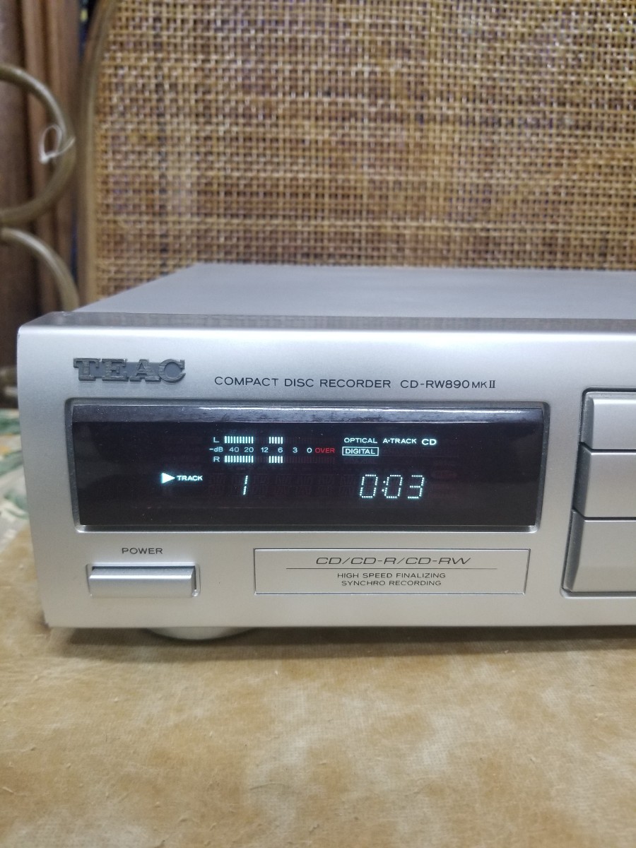 TEAC CDプレーヤー カセットデッキ AD-800 動作品 その他