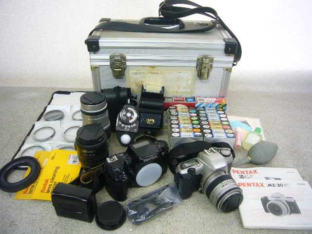 ペンタックス MZ-30 Z-1 一眼レフカメラ レンズ ストロボ など 一式セット