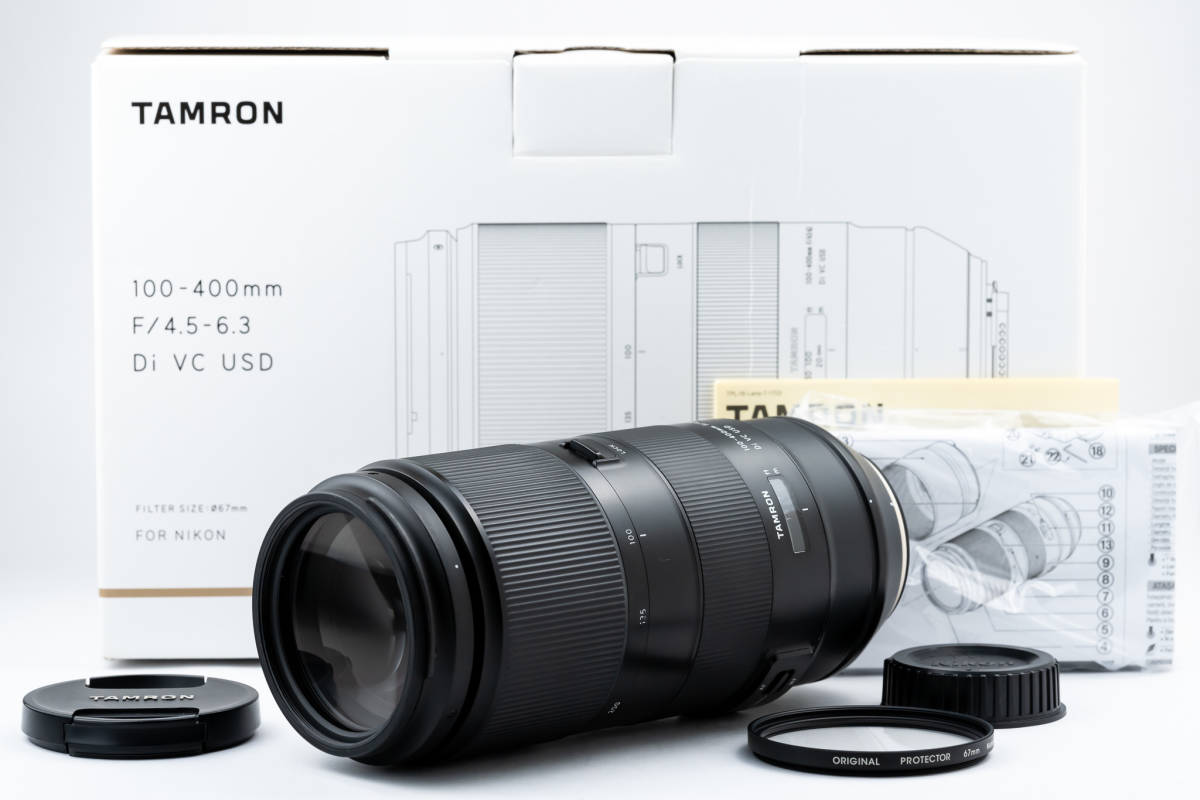 ★良品★完動品★ TAMRON タムロン 100-400mm F4.5-6.3 Di VC USD A035 for Nikon ニコン用 Fマウント 元箱付