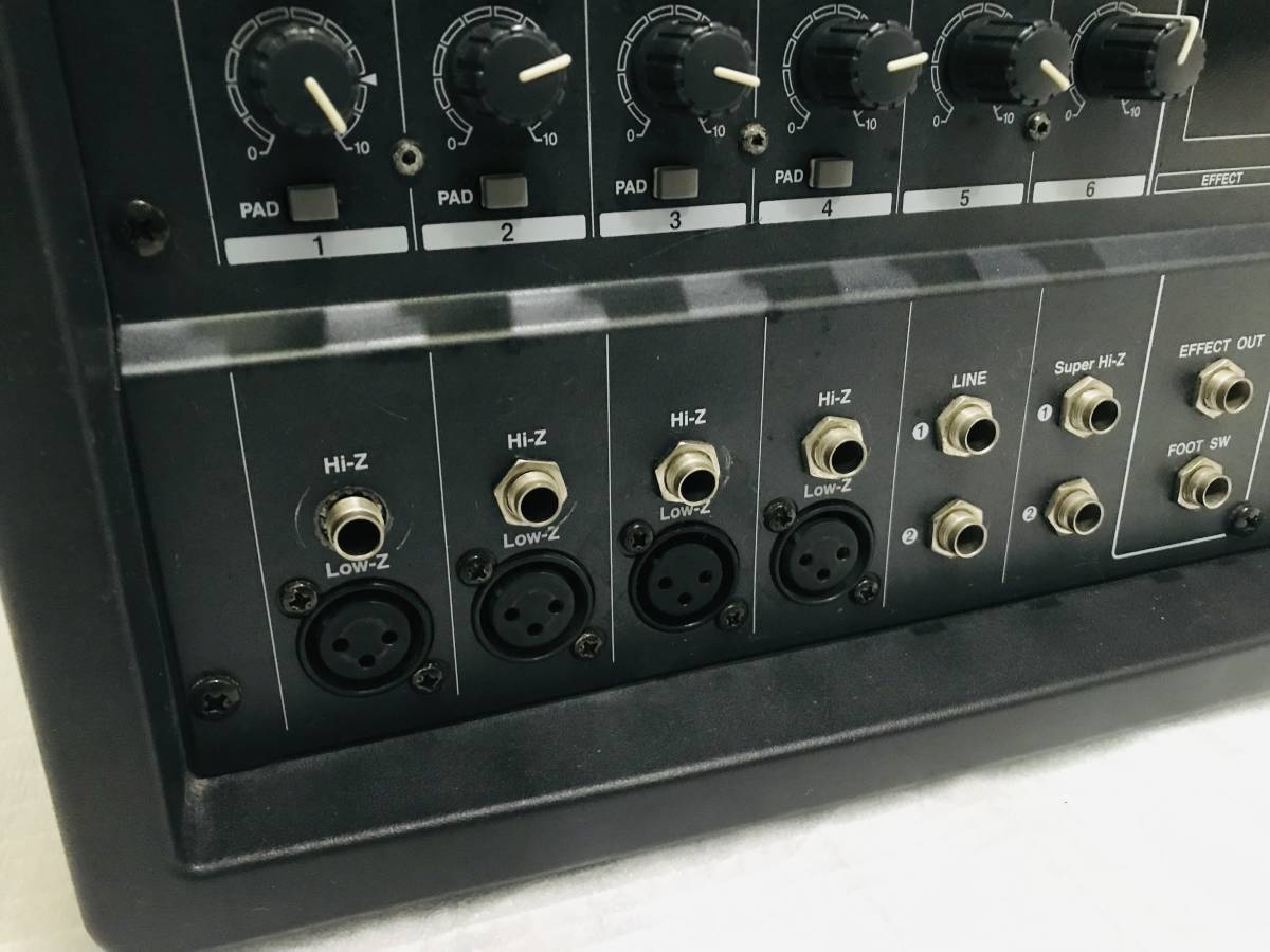 ヤマハ YAMAHA EMX62M ミキサー パワードミキサー 機材 ジャンク ヤマハ YAMAHA EMX62M ミキサー パワードミキサー 機材 ジャンク