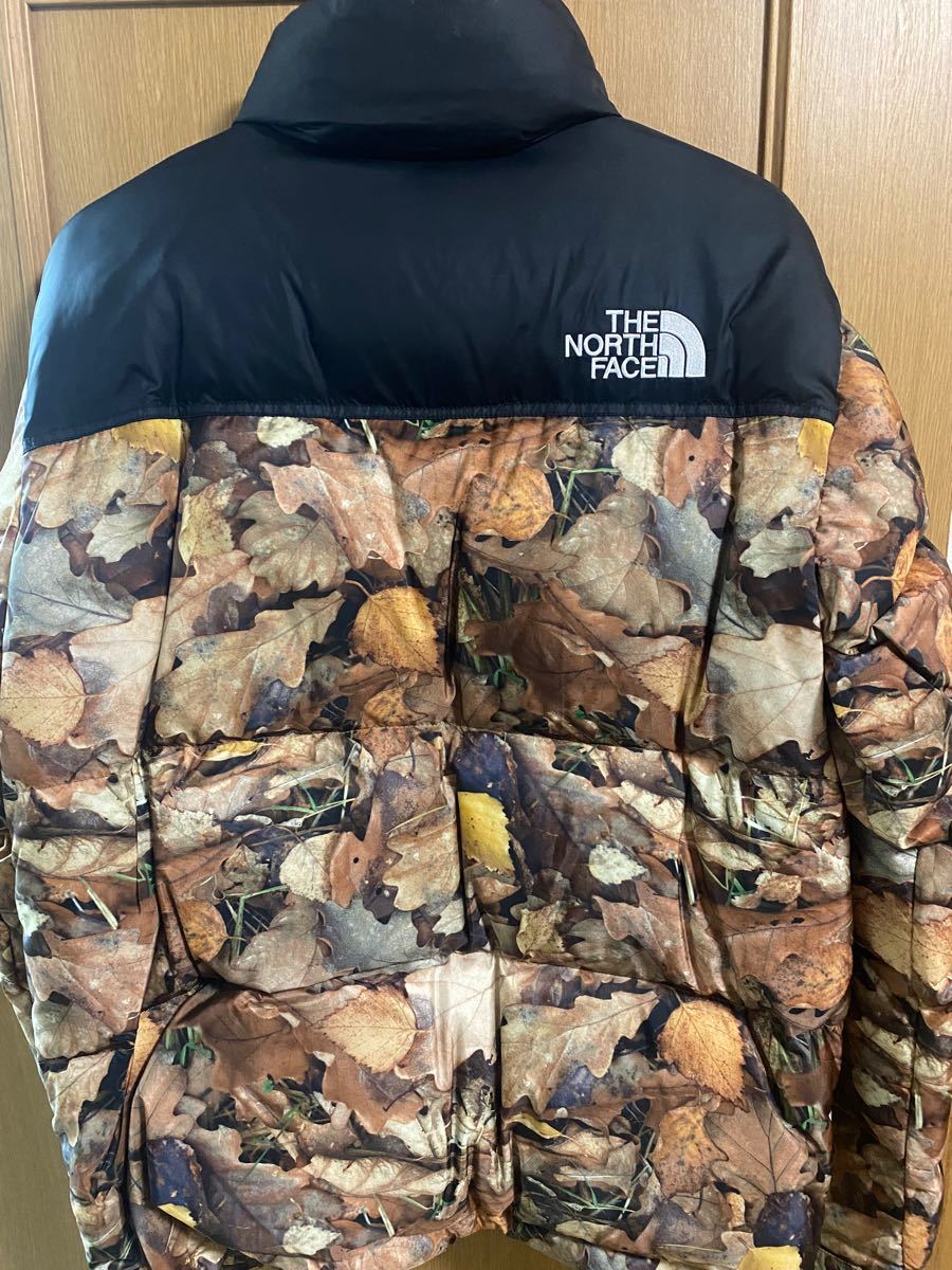 美中古 Supreme x The North Face Nuptse Jacket Leaves