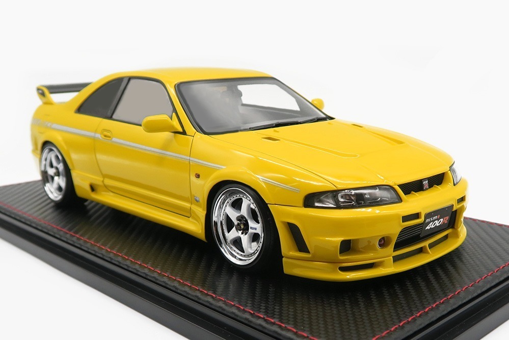 イグニッションモデル 1/18 日産 ニスモ (R33) GT-R 400R イエロー