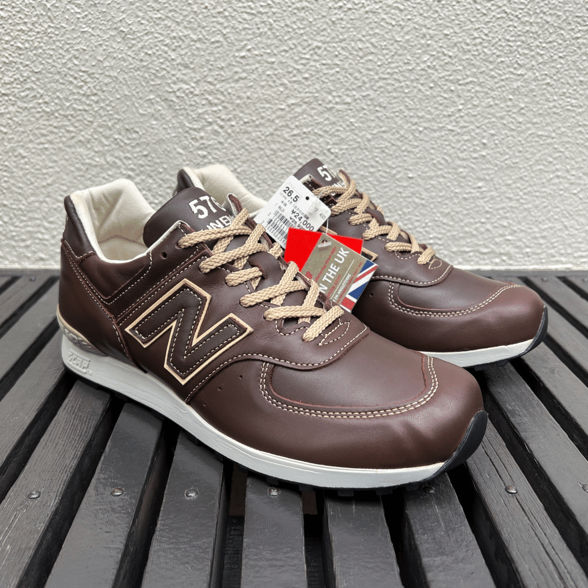 UK製【LIMITED EDITION】NEW BALANCE LM576UK NB BROWN/TAN US8.5D 
