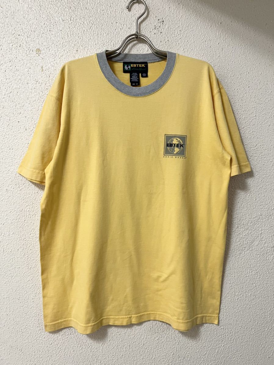 カナダ製 エディ バウワー EBTEK ロゴ Tシャツ_画像2