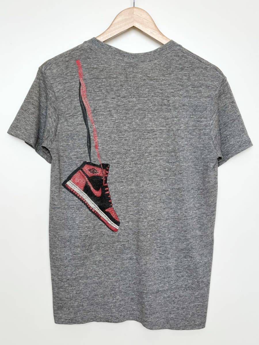 レア★80s USA製 NIKE 肩掛けジョーダン Tシャツ M ナイキ AIR JORDAN 1 エア ジョーダン ヴィンテージ ビンテージ 紺タグ_画像4