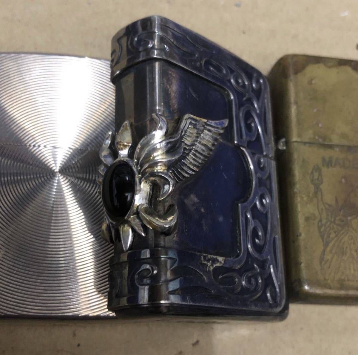 Zippo ジッポ オイルライター 多種類　真鍮製　レア　ビンテージ スターリングなど計21個　着火未確認　ジャンクで_画像7