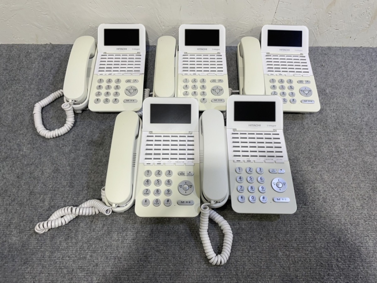 HITACHI/日立 36ボタン 標準電話機 ET-36Si-SDW 5台セット/ビジネスフォン (6)