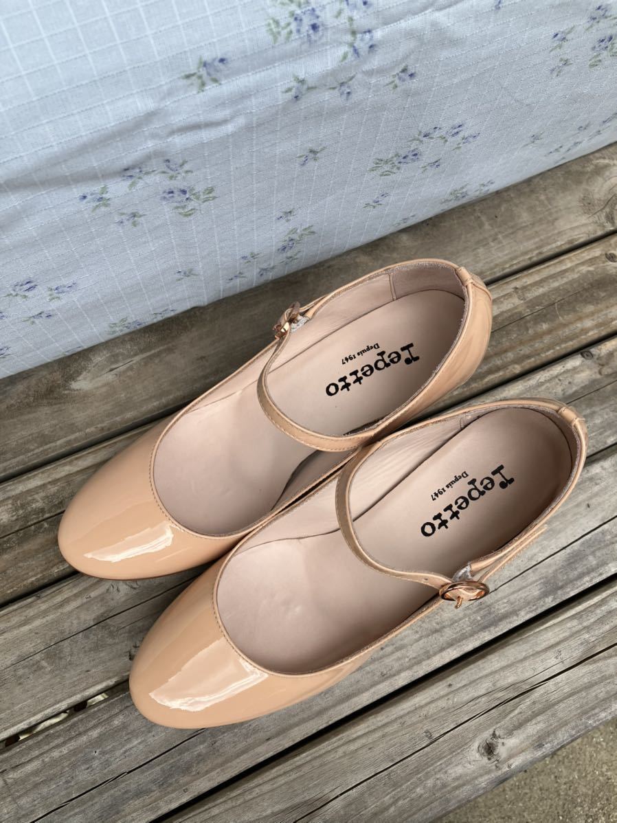 【未使用保管品】レペット repetto ストラップシューズ BARBARA ヌードピンク ★36★_画像2