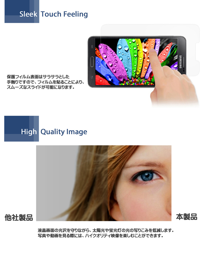 Galaxy S5 ACTIVE SC-02G 2枚セット！指紋防止保護フィルム 傷防止 保護カバーフィルム 液晶保護 クリアフィルム_画像2