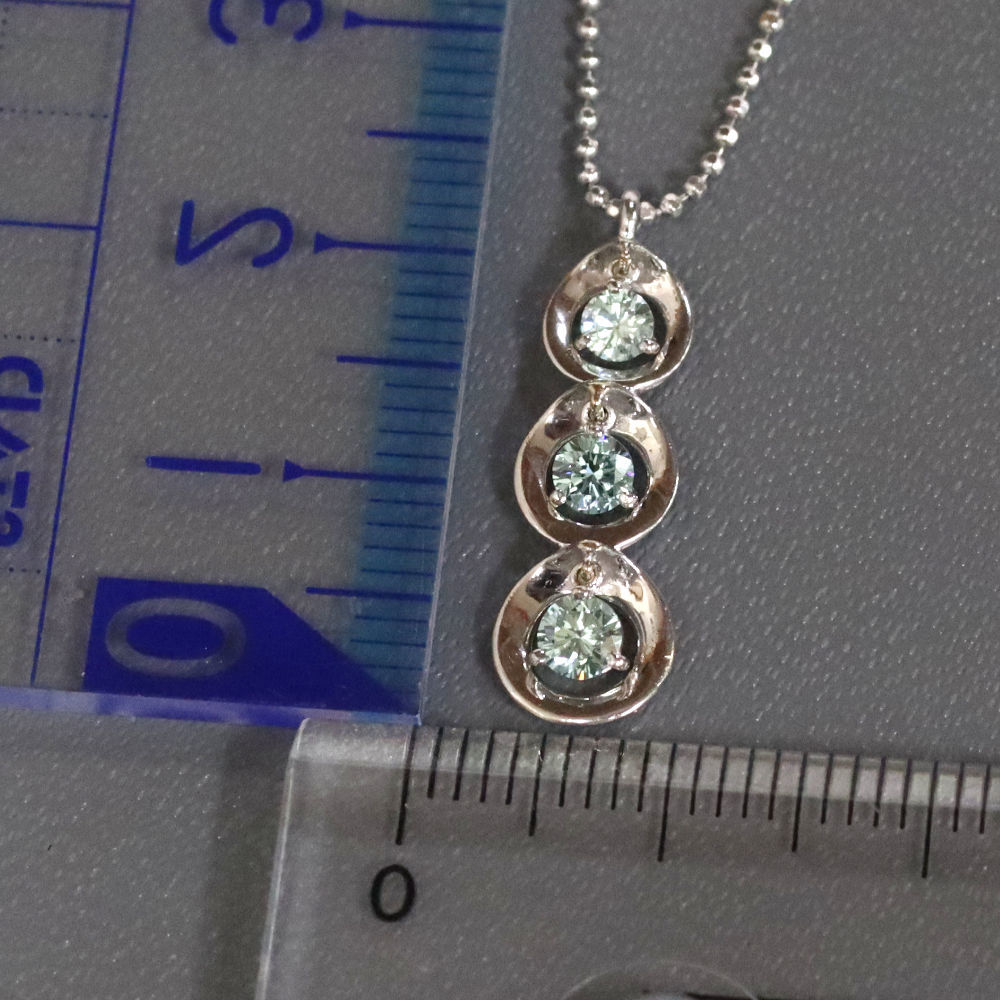 K18WGダイヤモンドネックレス D0.30 3.3g | inmano.com.br