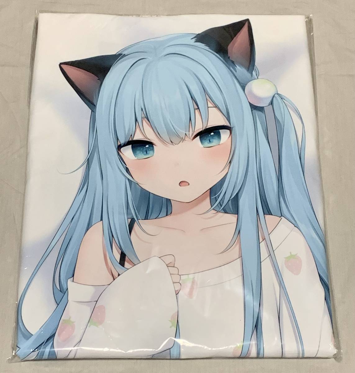 正規品未開封 甘城なつき 猫羽 雫抱き枕カバー Nachoneko Gawr Gura 正規品未開封 甘城なつき 猫羽 雫抱き枕カバー Nachoneko Gawr Gura