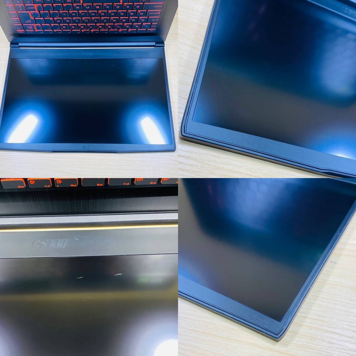6】【美品】MSI GF65 Thin 10UE-256JP i5-10500H 2.50GHz 8GB SSD