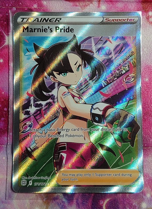 ポケカ　英語版　マリィのプライド　171/172　SR　海外版　ポケモンカードゲーム　Pokemon　Marnie's Pride　Full Art　 C　訳あり特価品