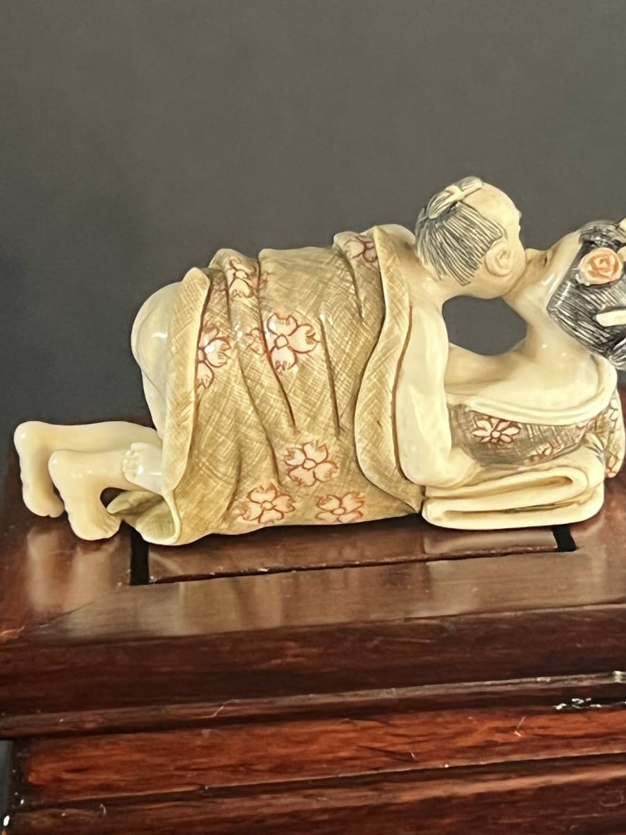 【独法師】①根付春画最高傑作 コレクタ垂涎 天然素材牙彫 品薄入手困難 格安放出 Yahoo!オークション - 【独法師】根付春画作品最高傑作