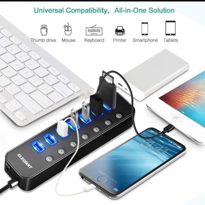 HUB 7 USB 3.0 USBハブ 7ポート