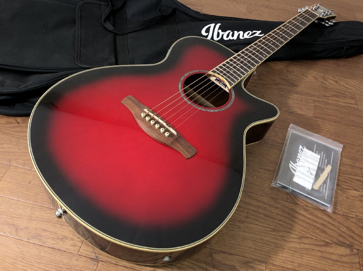 ○Ibanez アイバニーズ AEG10II-TRS エレアコ アコースティックギター