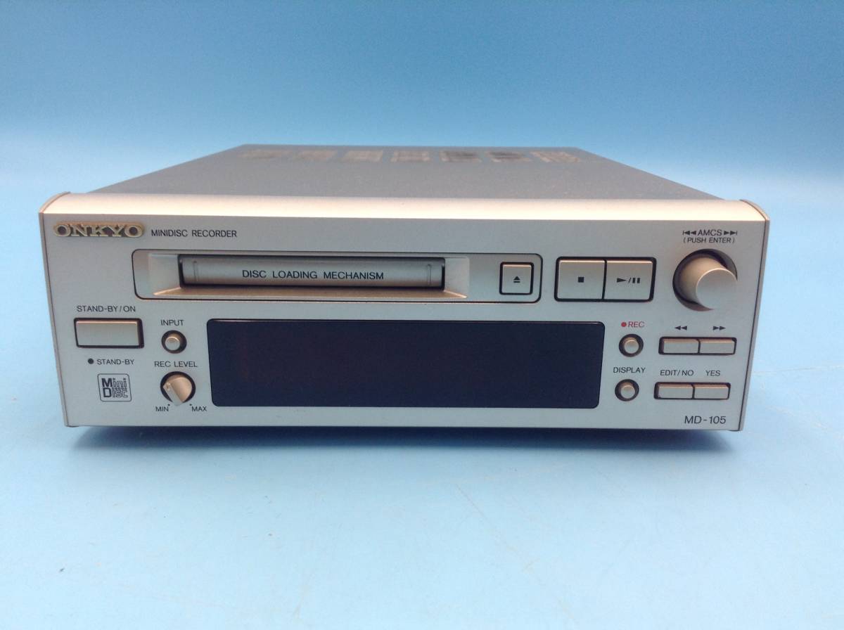 ONKYO MINIDISC RECODER MDレコーダー MD-105FX