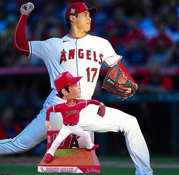 大谷翔平 ビッグチケットボブルヘッド FOCO MLB エンゼルス_画像1