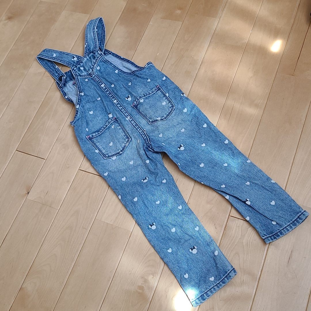 ☆Babygap☆ディズニーミニーマウスサロペット、オールインワン☆美品☆ デニムサロペット