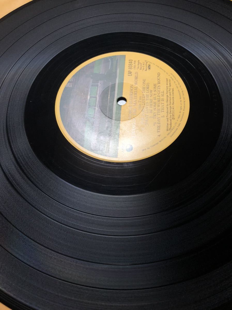 ジョージ・ハリスン『リヴィング・イン・ザ・マテリアル・ワールド』George Harrison Living in the Material World 国内盤LP レコード_画像10